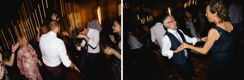 guests during outdoors Ceilidh dance