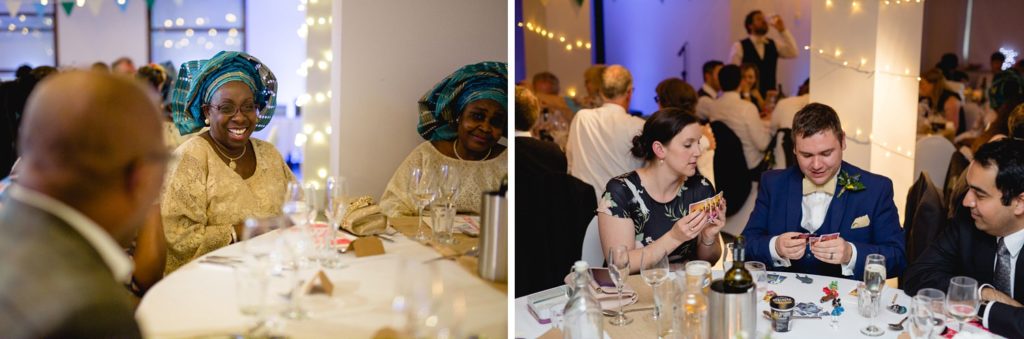 natural photographs of the wedding guests at the tetley