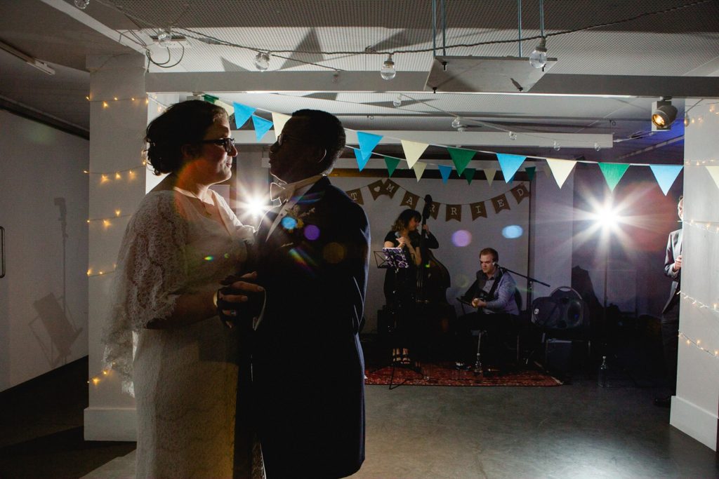 first dance at a wedding at the tetley in leeds city centre